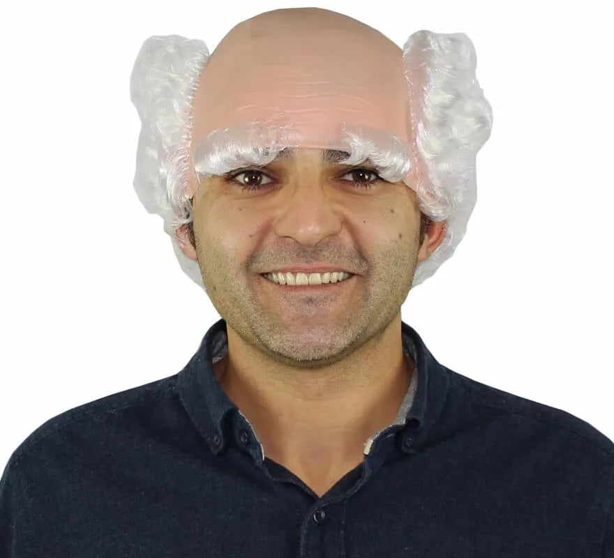 Translation missing: es.Calva con pelo y cejas blancas de Abuelo