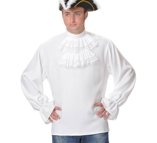 Camisa Blanca con Chorreras