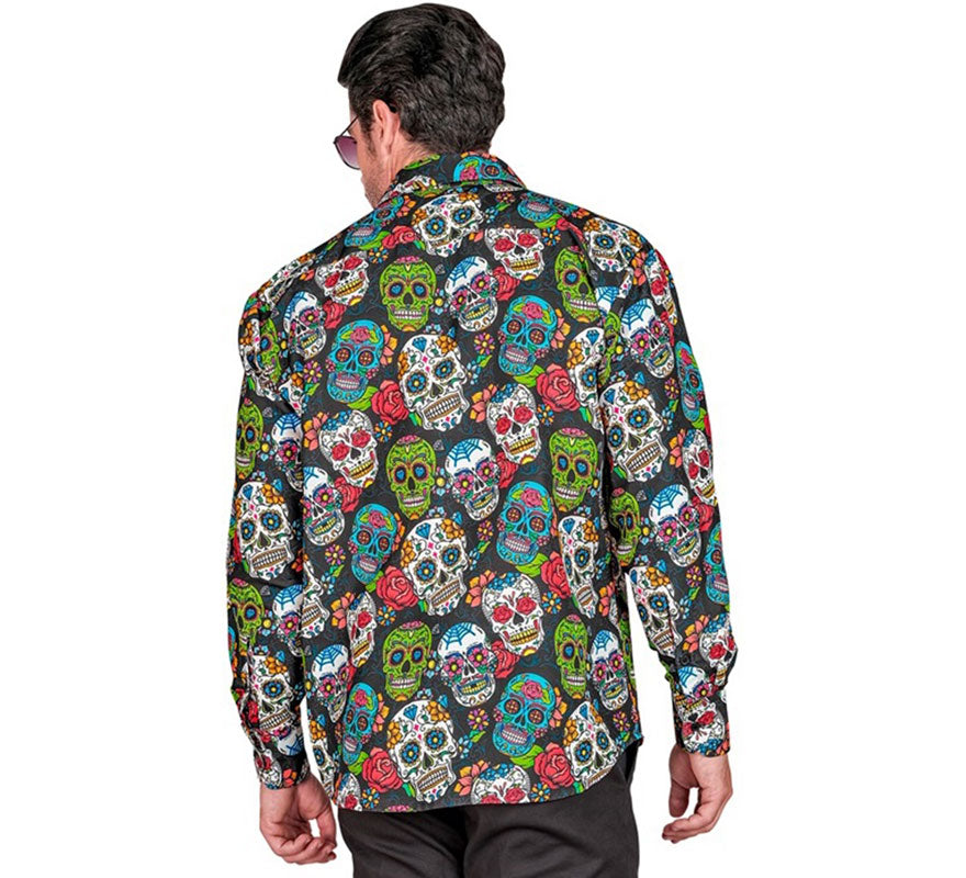 Translation missing: es.Camisa Día de Los Muertos para hombre