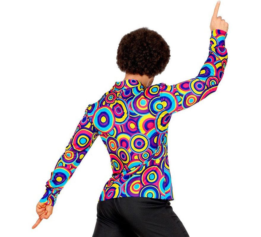 Translation missing: es.Camisa Disco Estampada de los Años 70 para hombre