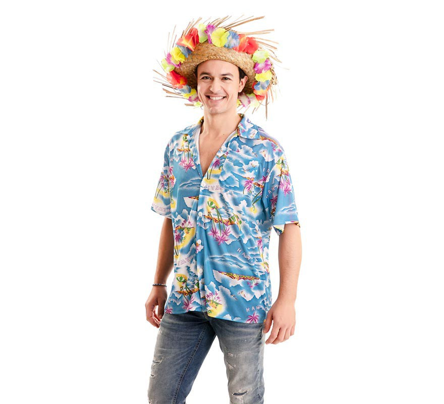 Translation missing: es.Camisa Hawaiana con Estampado para Adulto