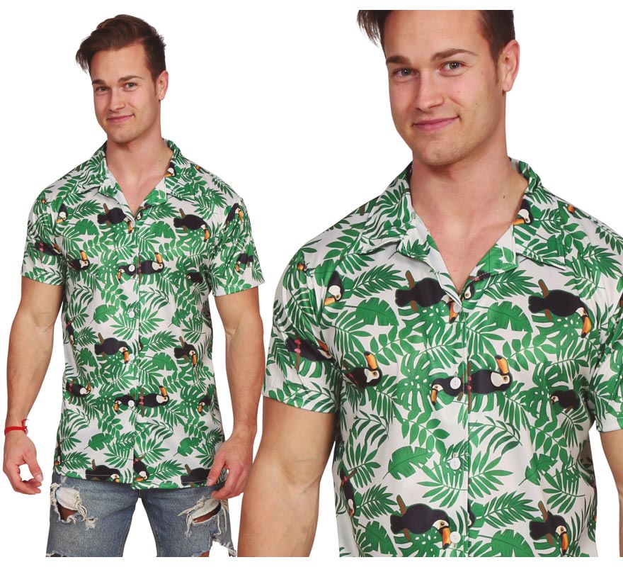 Camisa Hawaiana de Palmeras para hombre