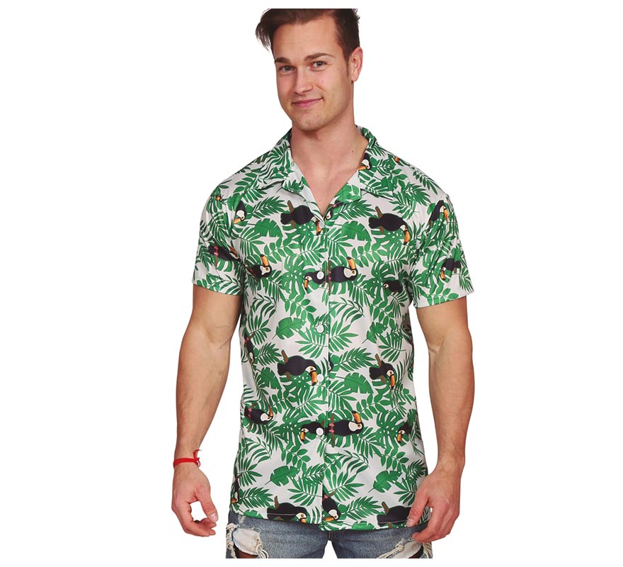 Translation missing: es.Camisa Hawaiana de Palmeras para hombre