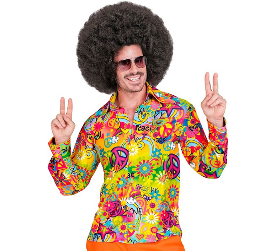 Translation missing: es.Camisa Hippie de la Paz Años 60 para hombre
