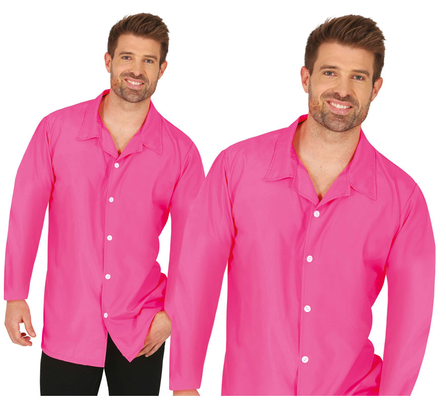 Translation missing: es.Camisa neón rosa adulto