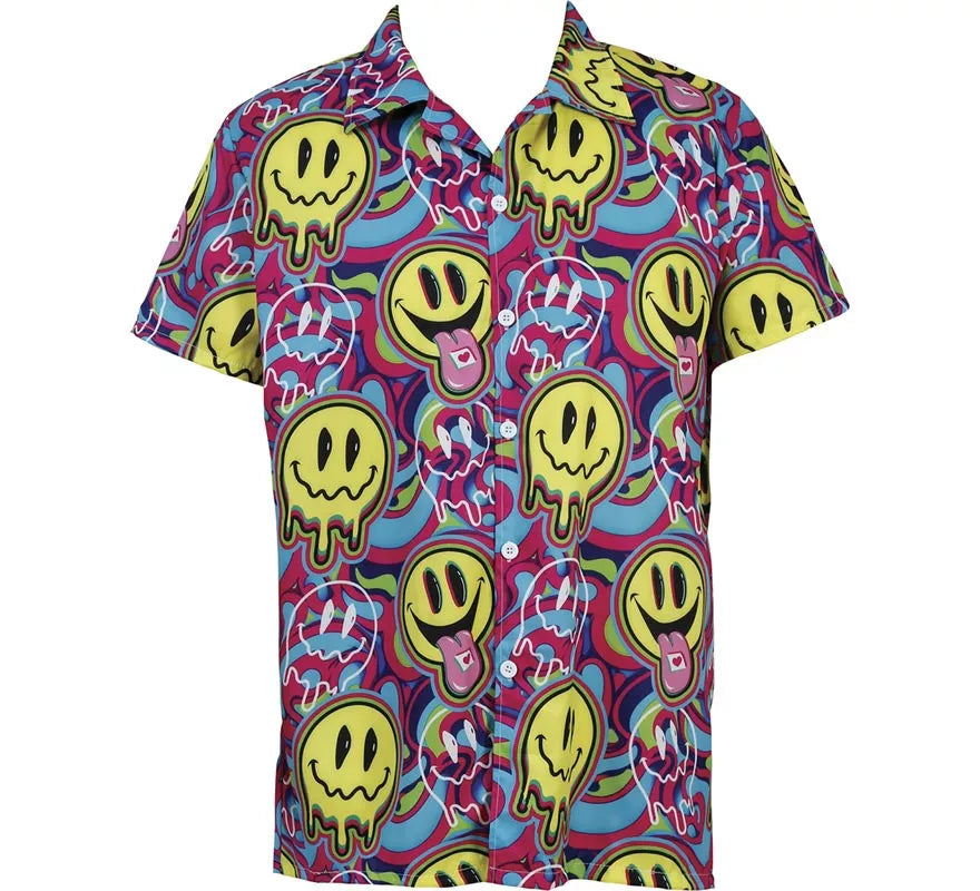 Translation missing: es.Camisa Psicodélica Smile para hombre