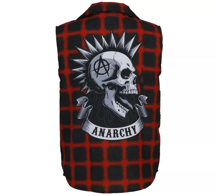 Translation missing: es.Camisa Punk a cuadros para hombre