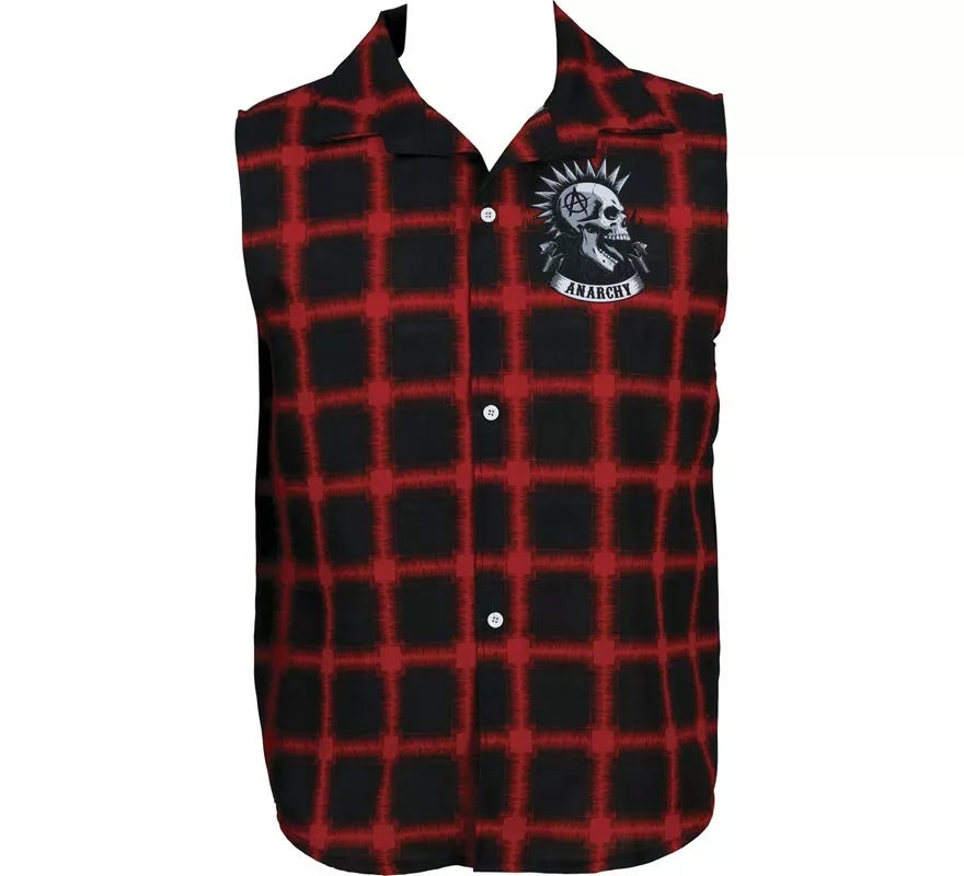 Translation missing: es.Camisa Punk a cuadros para hombre