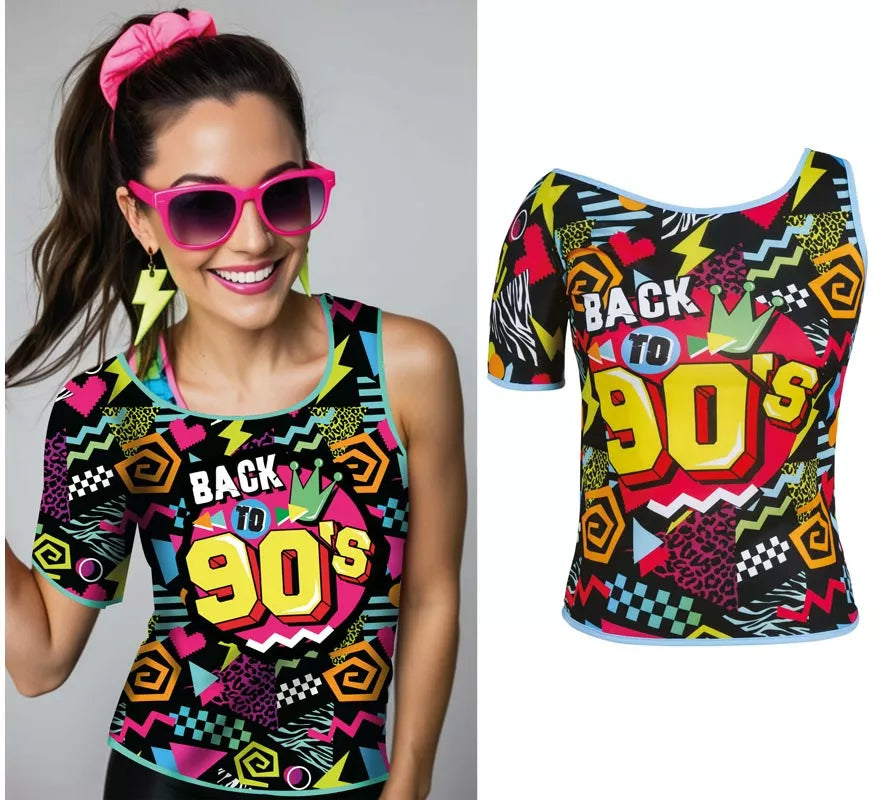 Translation missing: es.Camiseta Años 90 para mujer