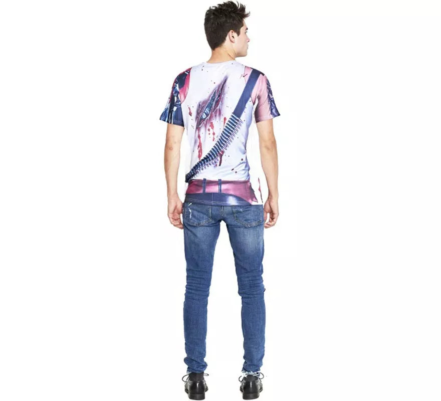 Translation missing: es.Camiseta con estampado Halloween para hombre