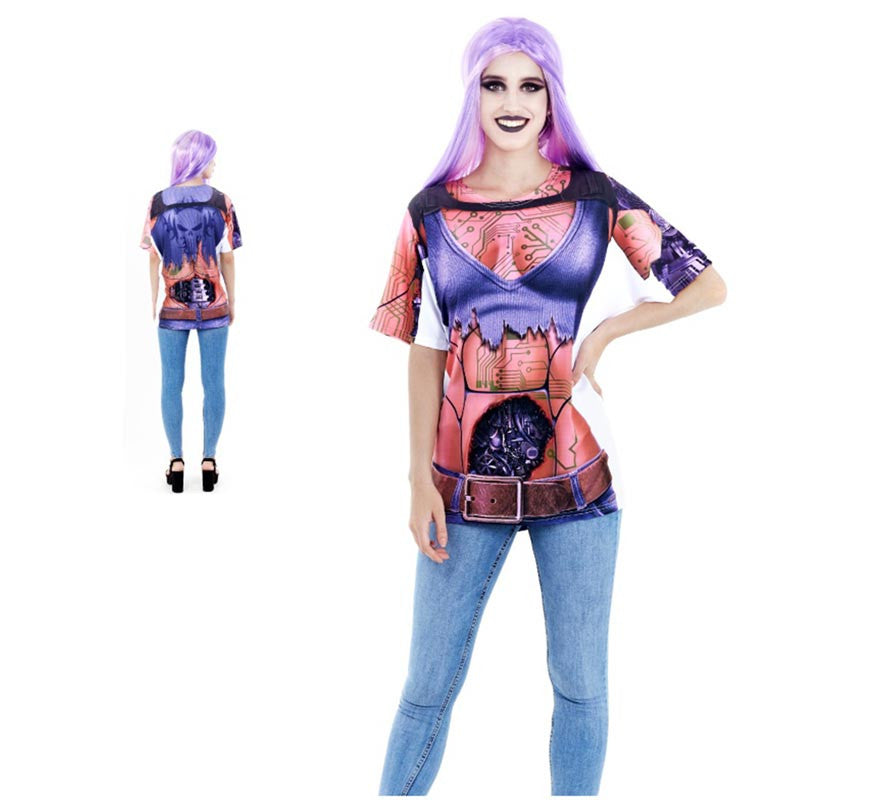 Translation missing: es.Camiseta con estampado Halloween para mujer