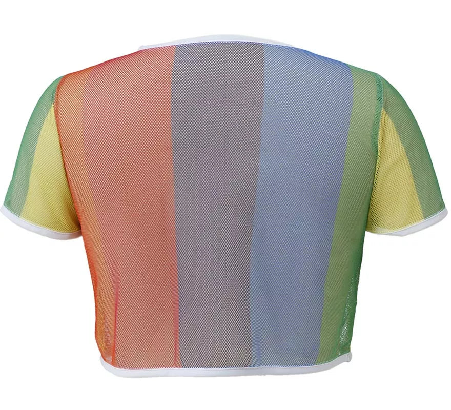 Translation missing: es.Camiseta de Rejilla Arcoíris para mujer