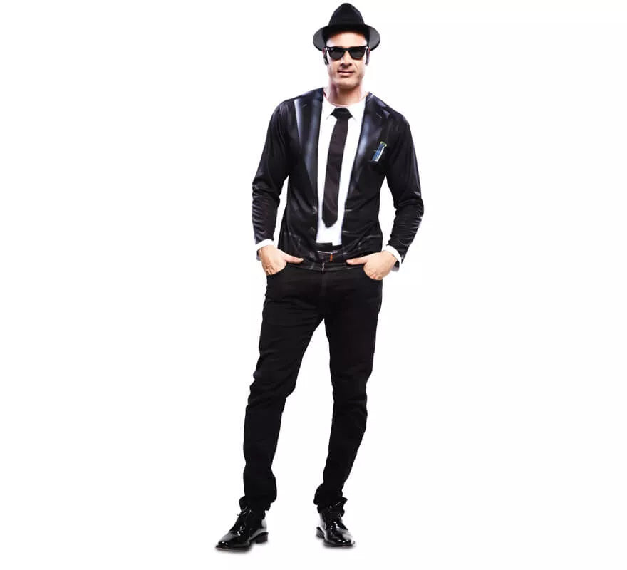 Translation missing: es.Camiseta disfraz Bluesman para hombre