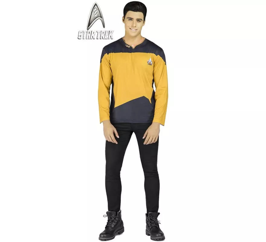 Translation missing: es.Camiseta Disfraz de Data de Star Trek para hombre