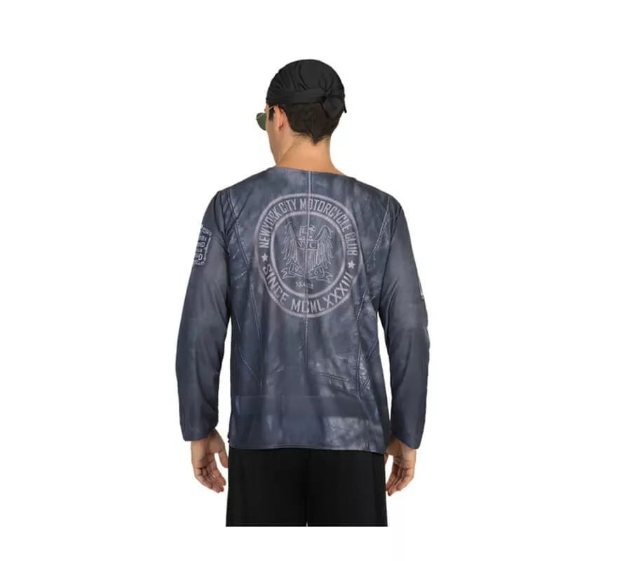 Translation missing: es.Camiseta disfraz de Motero para hombre