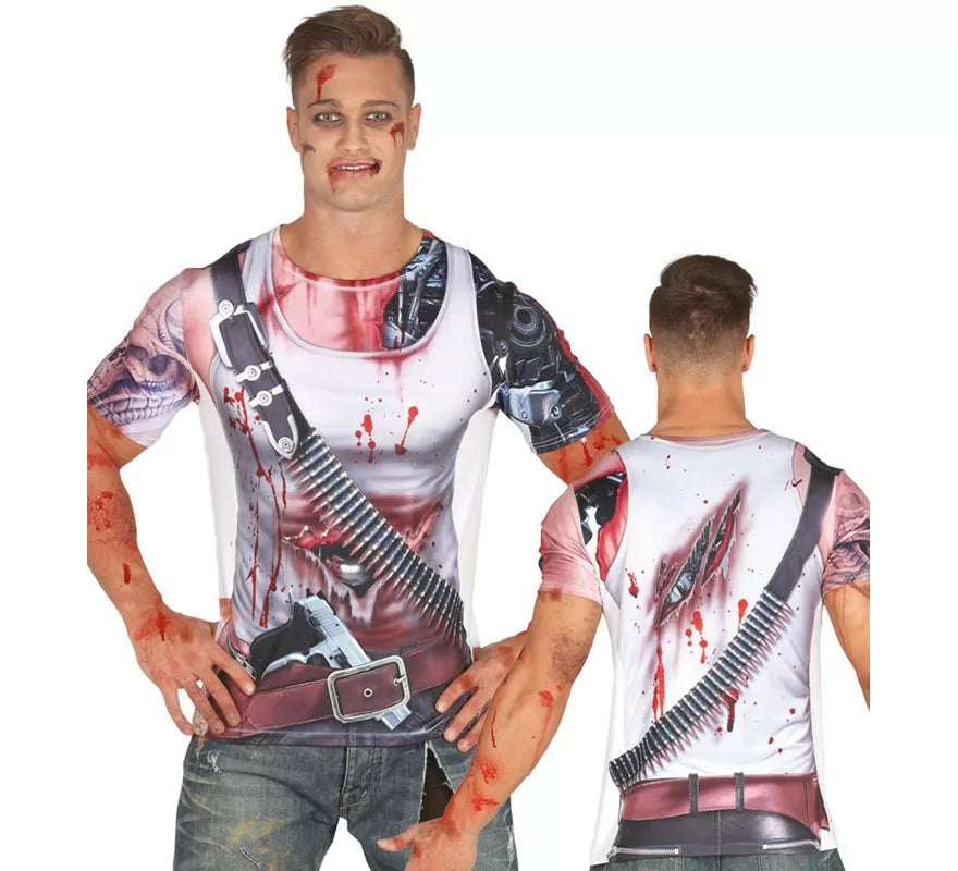 Translation missing: es.Camiseta Disfraz de Robot