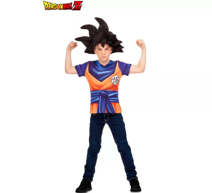 Translation missing: es.Camiseta disfraz de Son Goku para niño