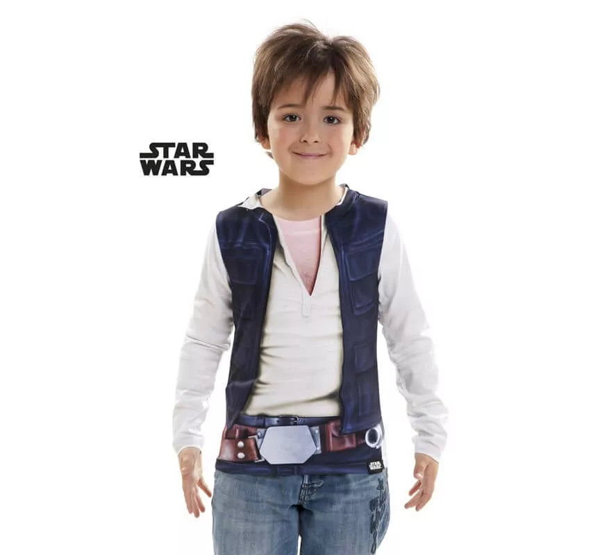 Translation missing: es.Camiseta disfraz Han Solo de Star Wars para niño