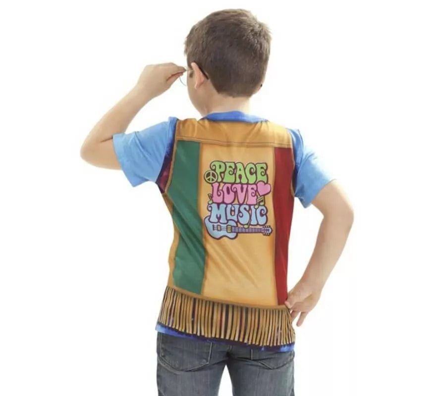 Translation missing: es.Camiseta disfraz Hippie para niño
