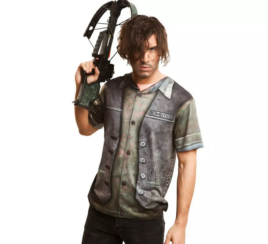 Translation missing: es.Camiseta disfraz Motorbiker para hombre