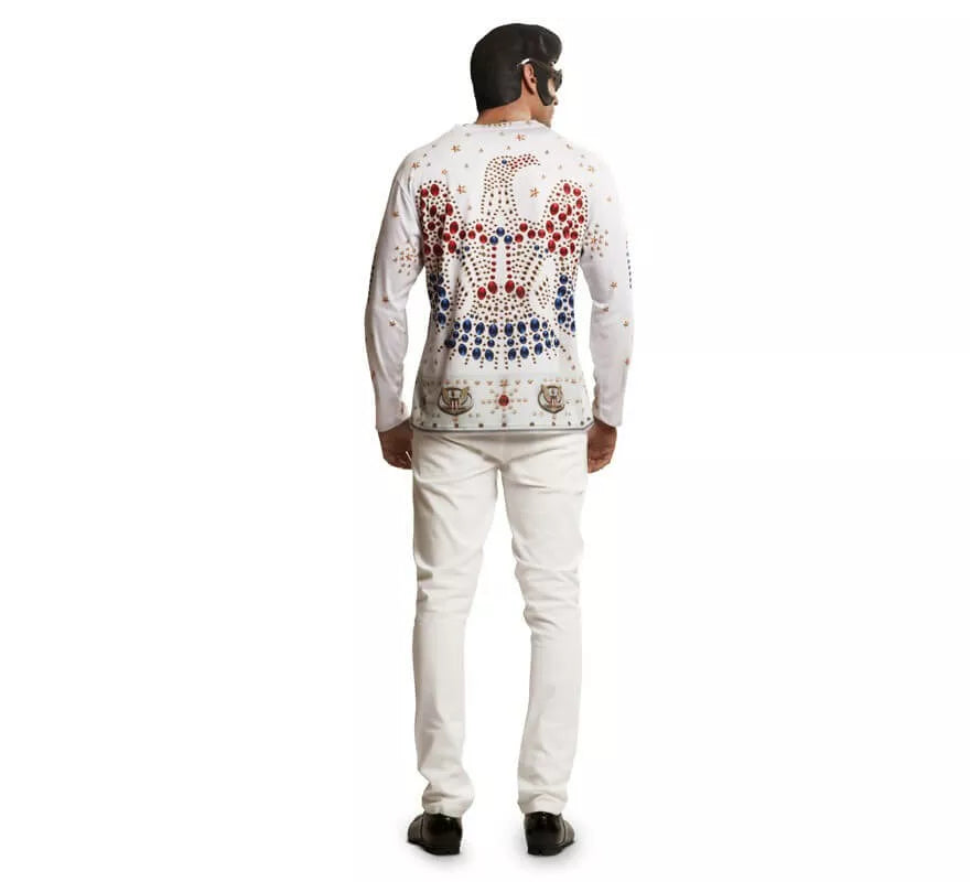 Translation missing: es.Camiseta disfraz rey del rock para hombre