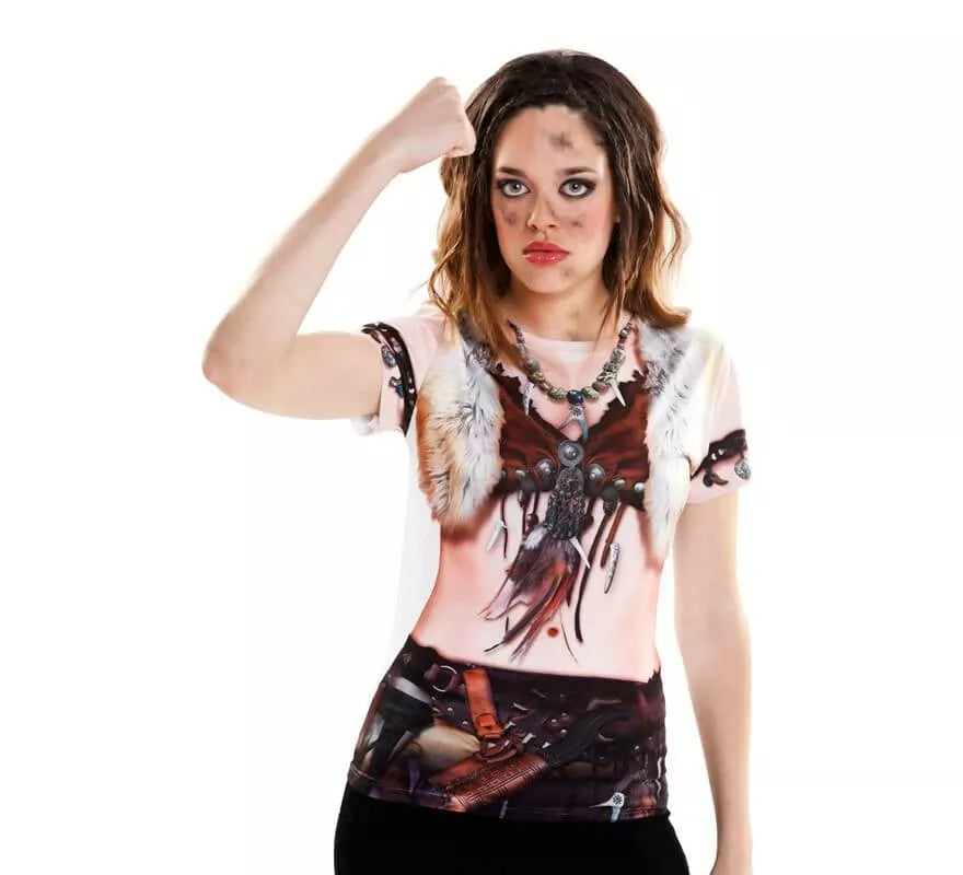 Translation missing: es.Camiseta disfraz Viking Girl para mujer