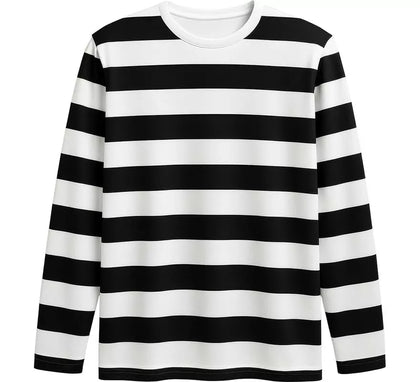 Camiseta Mimo o Preso a Rayas blancas y negras para mujer