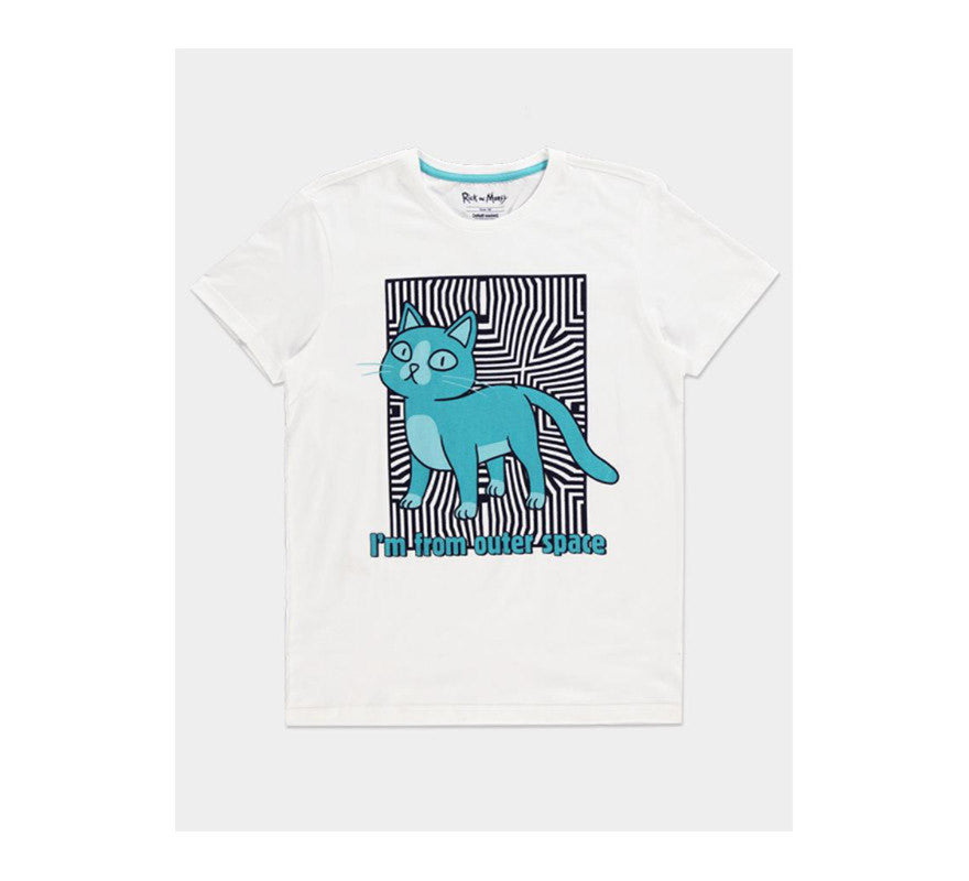 Camiseta Rick & Morty Gato Espacial