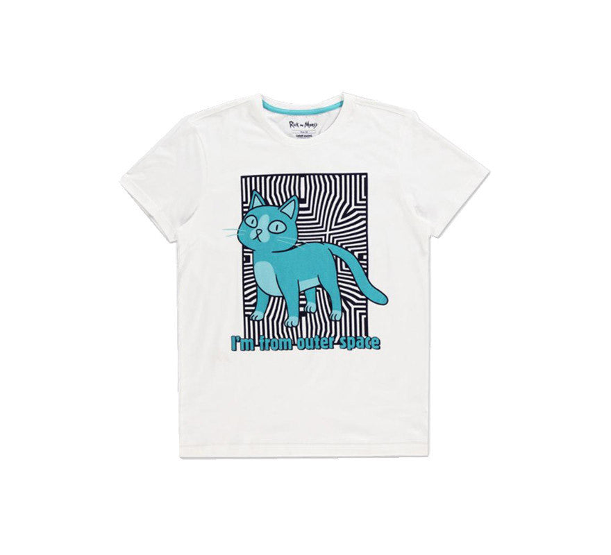 Translation missing: es.Camiseta Rick &amp; Morty Gato Espacial