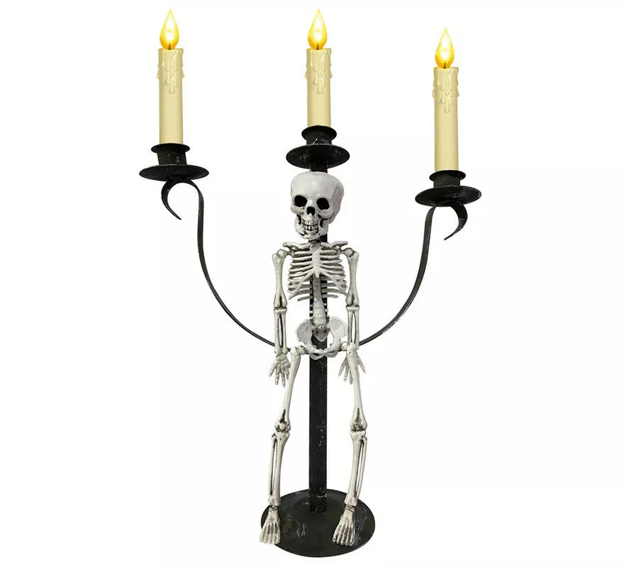 Translation missing: es.Candelabro con Esqueleto de 30X5,5X33,5 cm