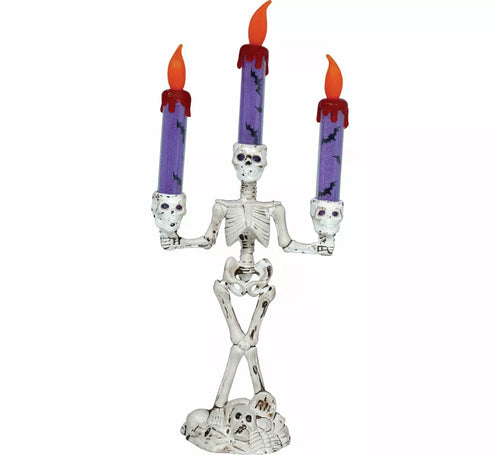Candelabro Esqueleto con Luz de 35 cm