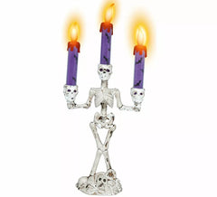 Candelabro Esqueleto con Luz de 35 cm