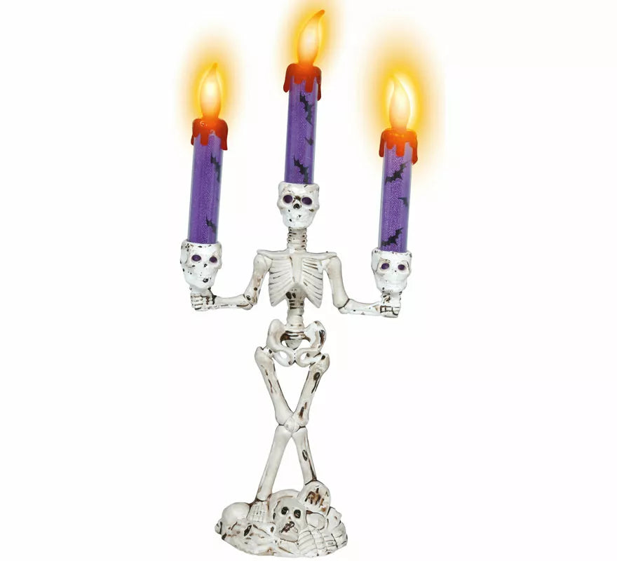 Translation missing: es.Candelabro Esqueleto con Luz de 35 cm