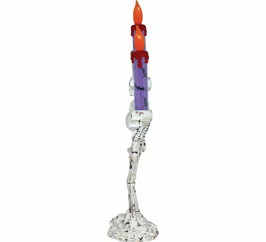 Candelabro Esqueleto con Luz de 35 cm