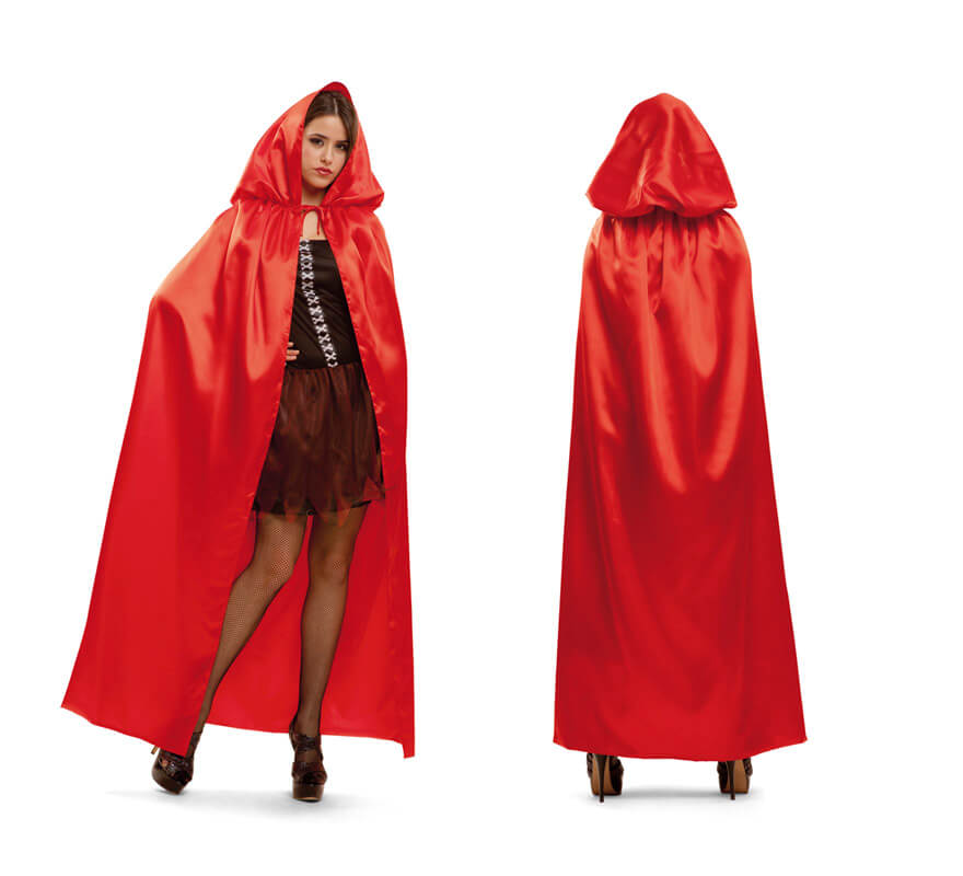 Translation missing: es.Capa con Capucha roja para mujer