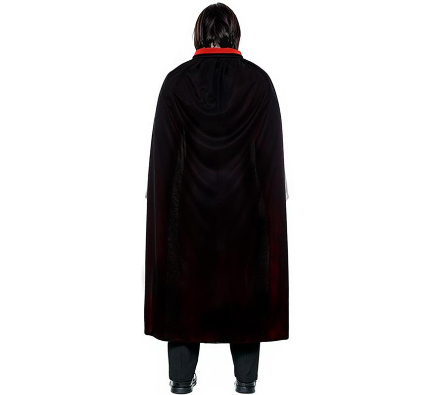 Translation missing: es.Capa con Cuello negro y rojo adulto de 130 cm