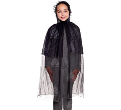 Capa de Encaje Negro Infantil 90 cm