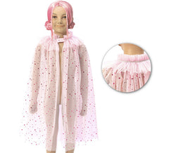 Capa de Princesa Rosa con Transpariencias