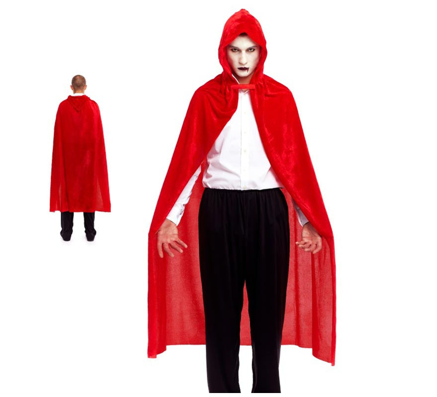 Translation missing: es.Capa de Terciopelo con capucha roja de 140 cm