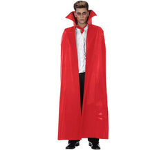 Capa de Vampiro Roja para adultos de 140 cm