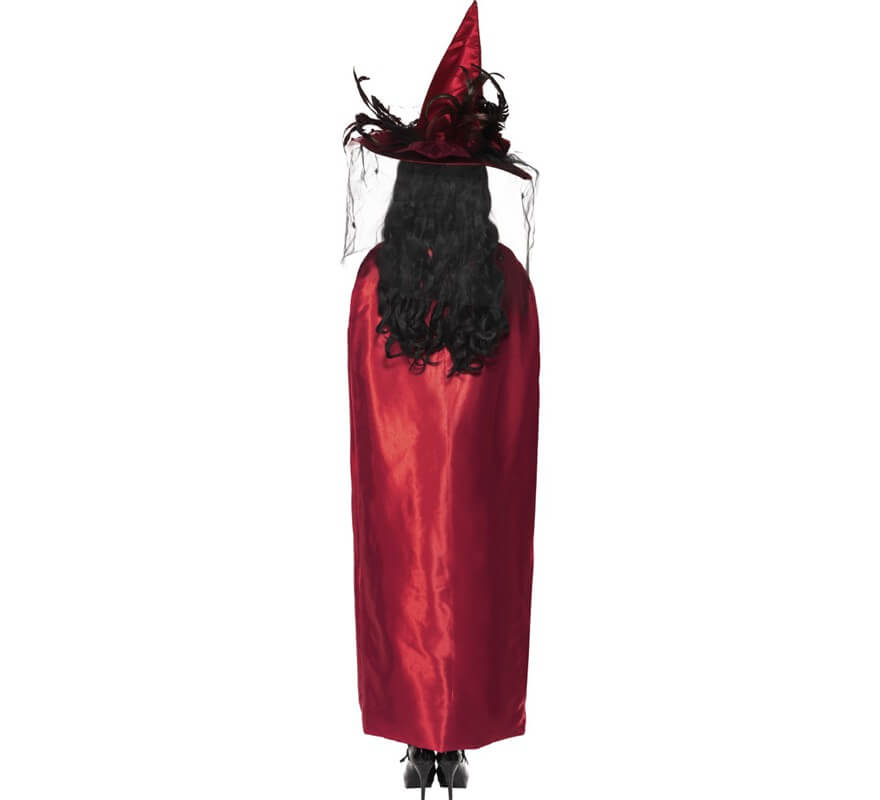 Translation missing: es.Capa Reversible de bruja Roja y negra para mujer