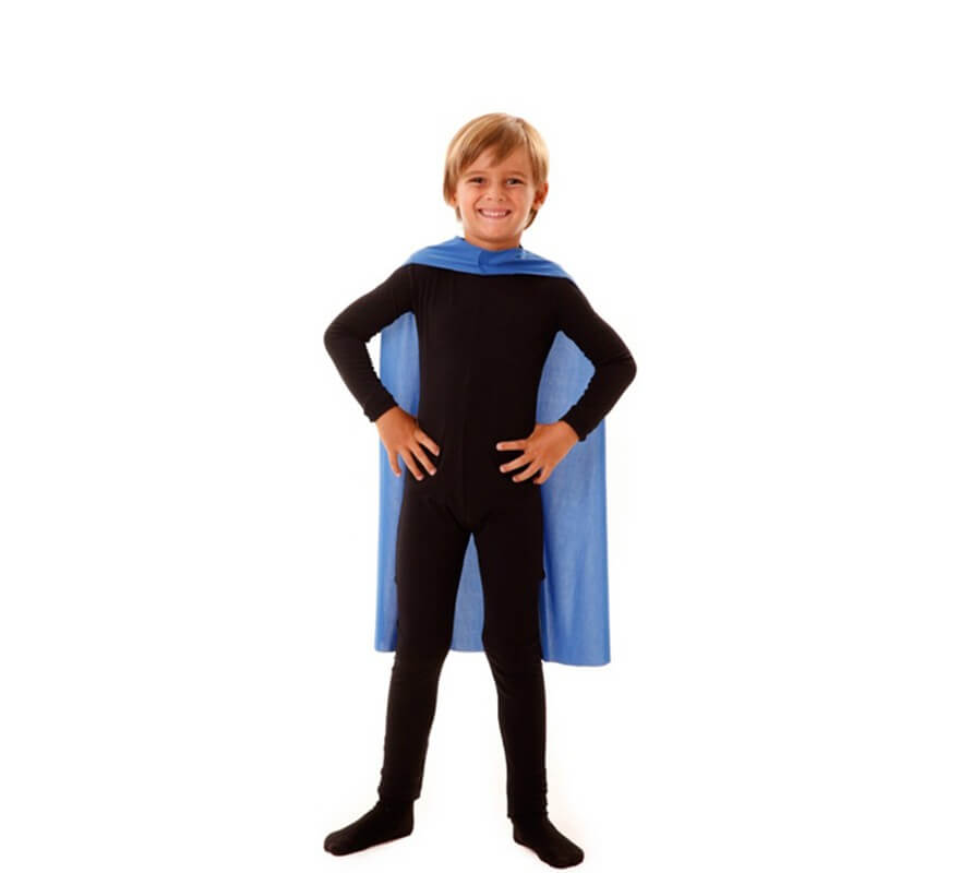 Translation missing: es.Capa Superhéroe Infantil Azul de 70 cm