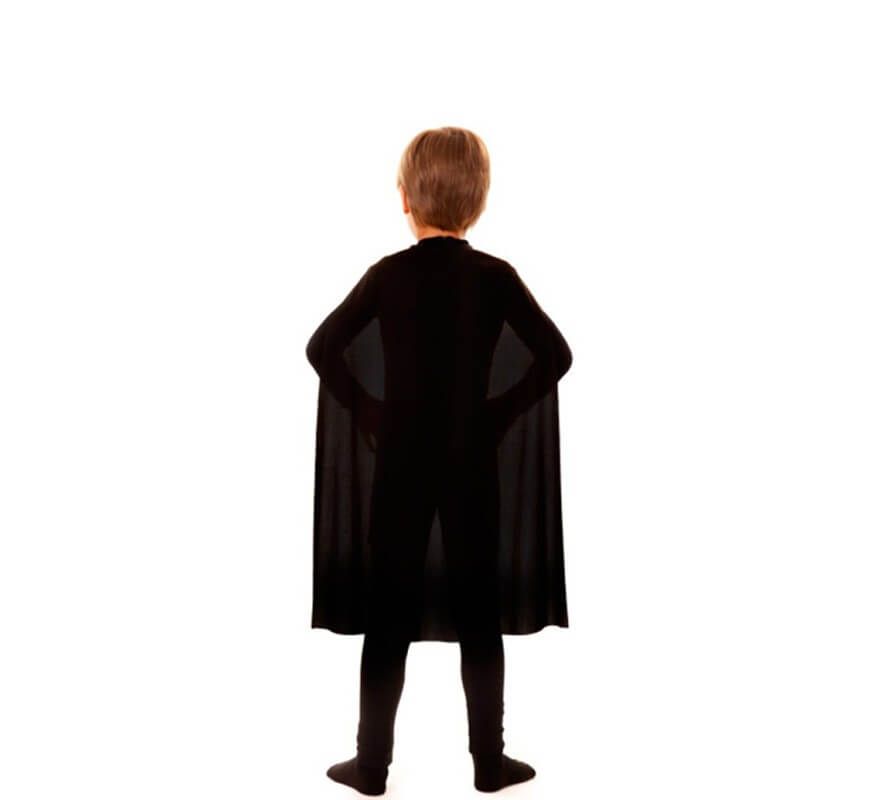 Translation missing: es.Capa Superhéroe Infantil Negra de 70 cm