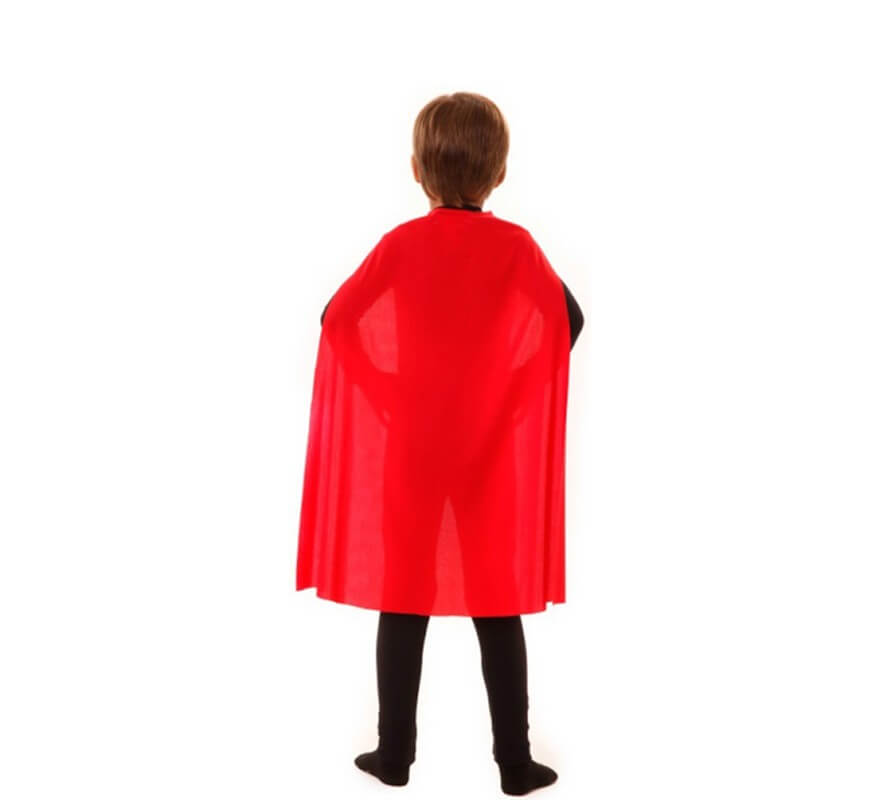 Translation missing: es.Capa Superhéroe Infantil Roja de 70 cm