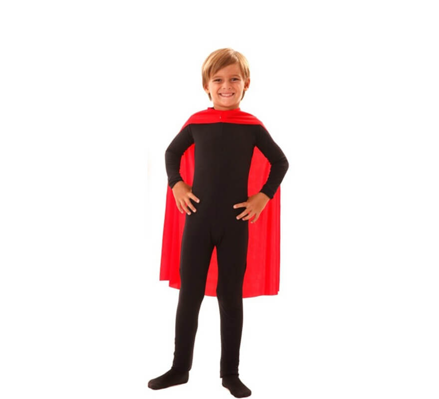 Translation missing: es.Capa Superhéroe Infantil Roja de 70 cm
