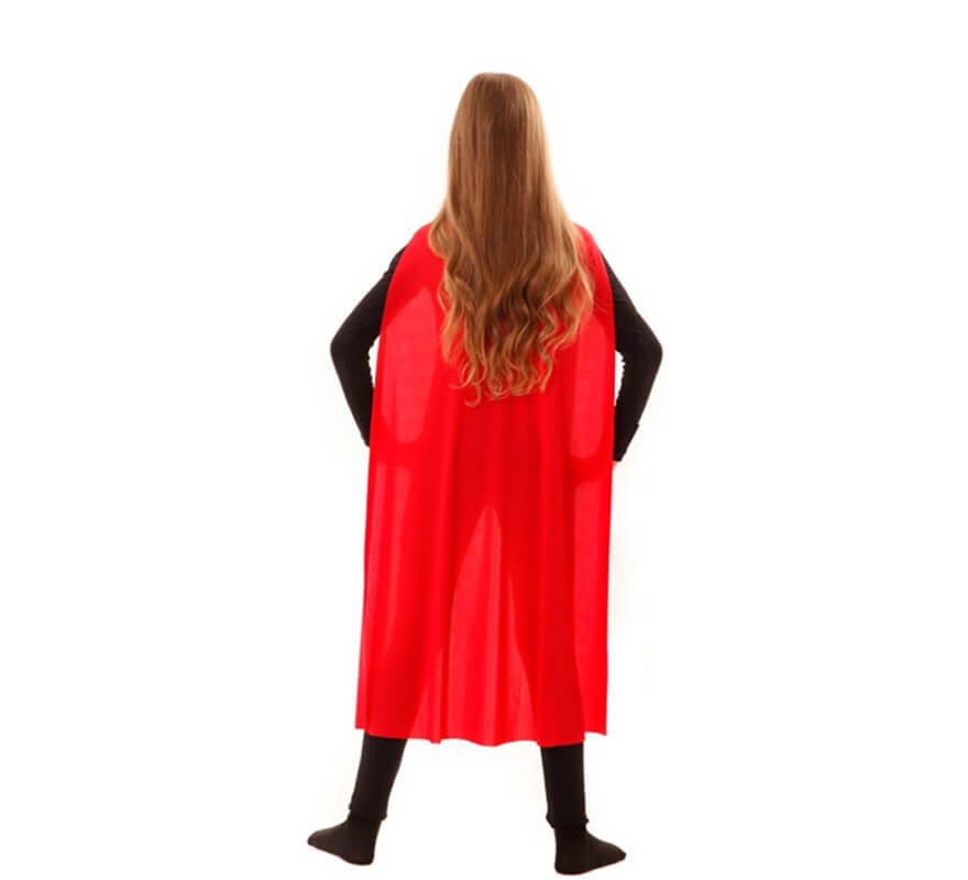 Translation missing: es.Capa Superhéroe Infantil Roja de 90 cm