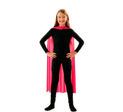 Capa Superhéroe Infantil Rosa de 90 cm