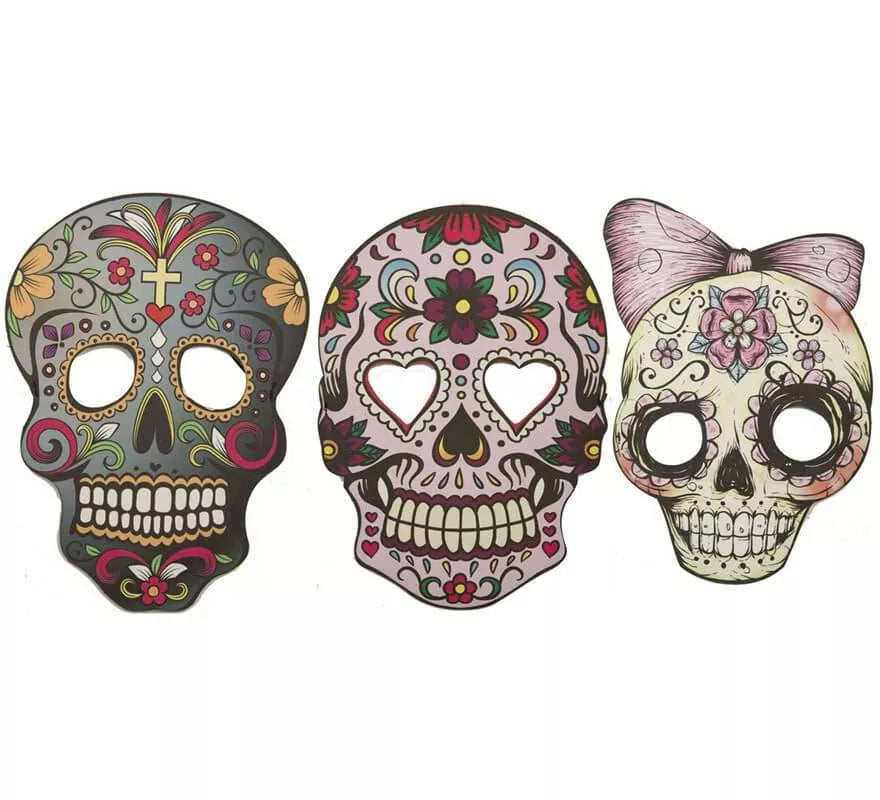 Translation missing: es.Careta de Calavera Día de los Muertos surtidas