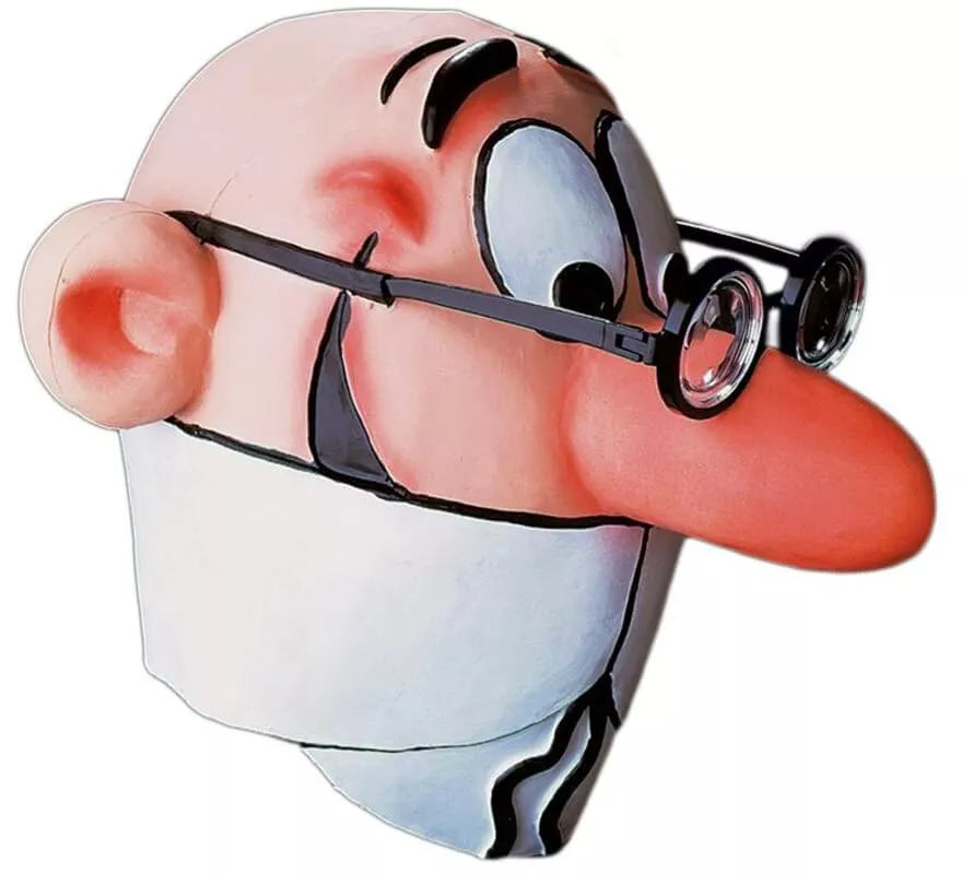 Translation missing: es.Careta de Mortadelo con gafas