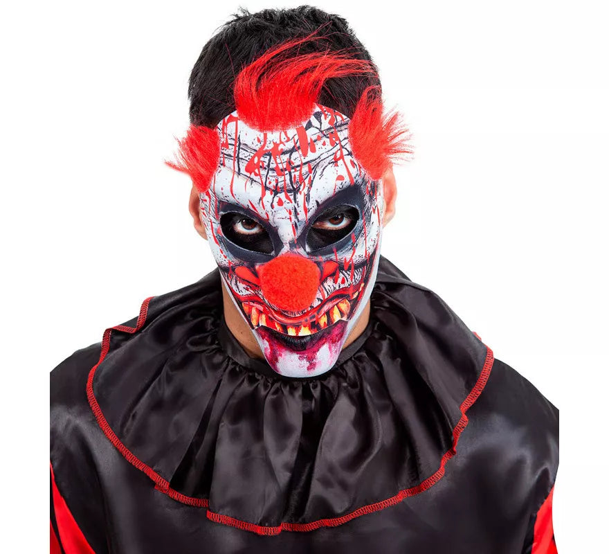 Translation missing: es.Careta de Payaso del Terror con Pelo Rojo